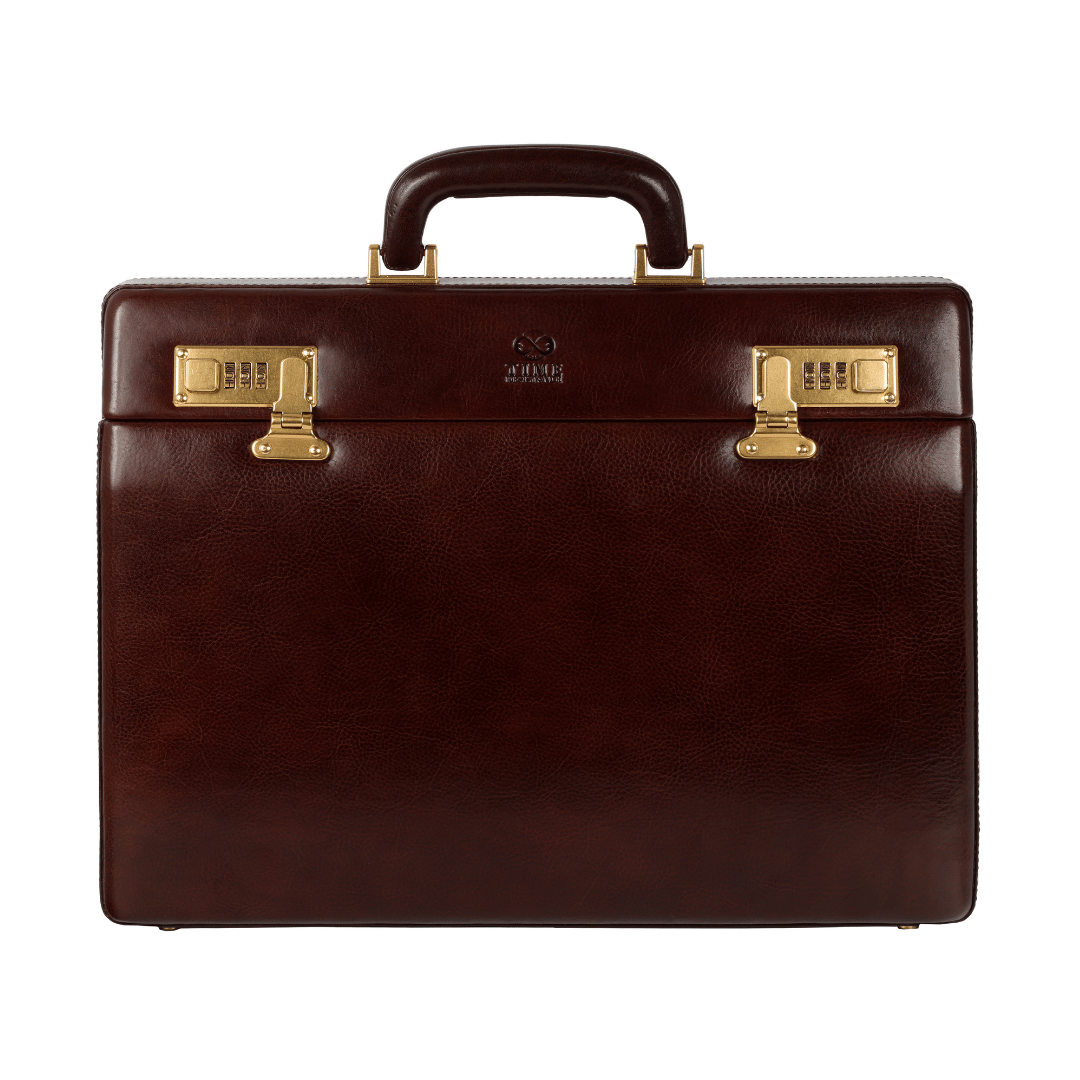 Vendetta — Leather Attaché Case Briefcase