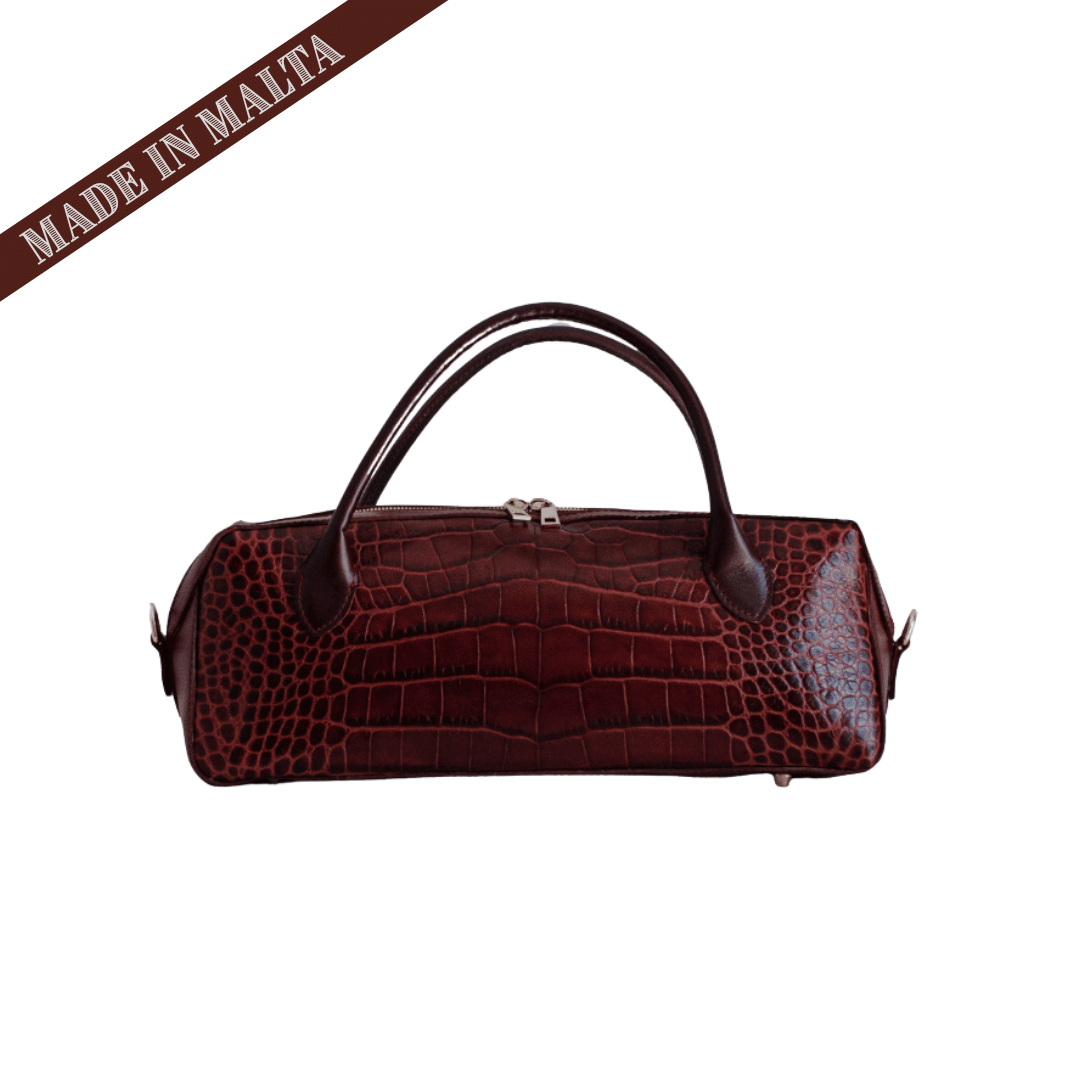 Leather Barrel Bag for Women – The Crocodile