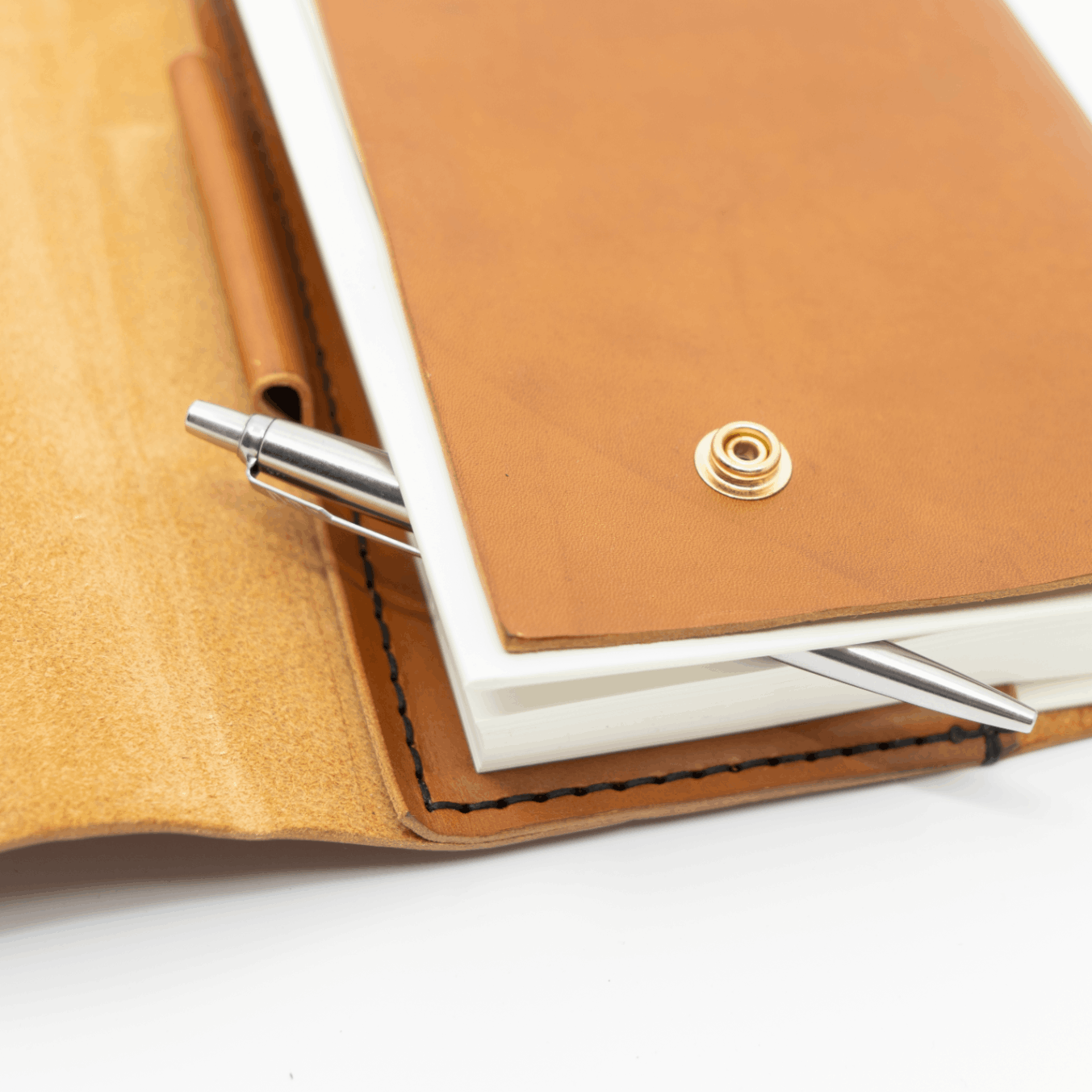 Personalized Leather Journal, Notepad Sleeve