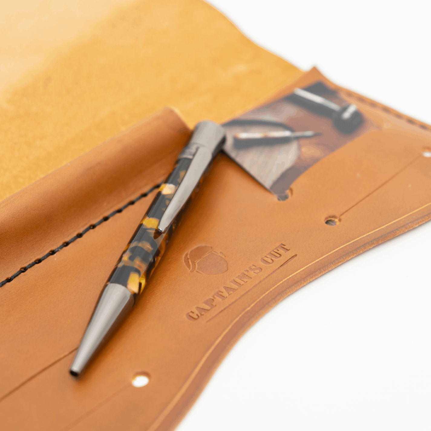 Personalized Leather Journal, Notepad Sleeve