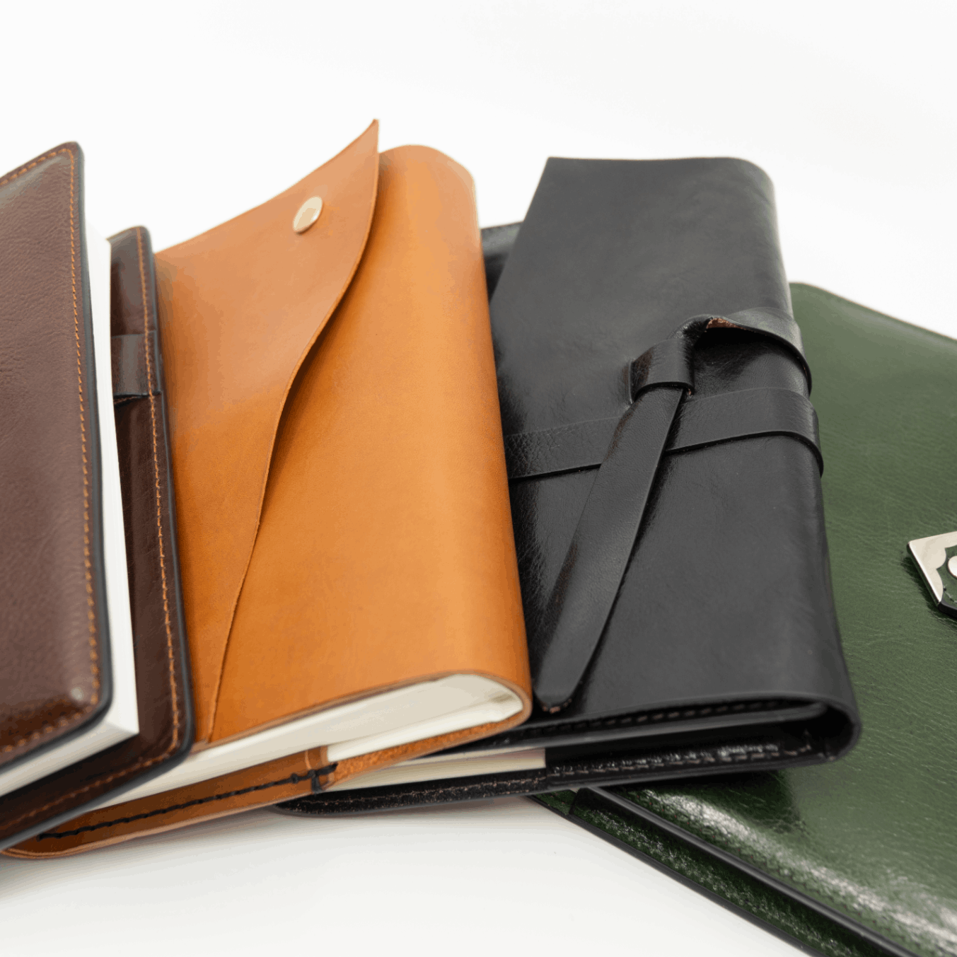 Personalized Leather Journal, Notepad Sleeve