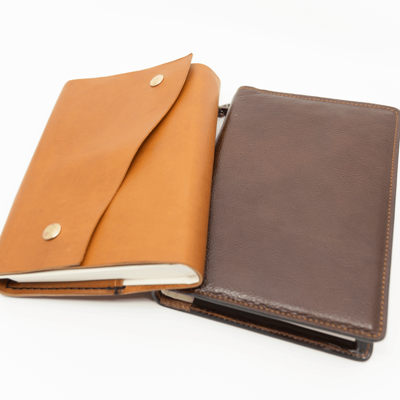 Personalized Leather Journal, Notepad Sleeve