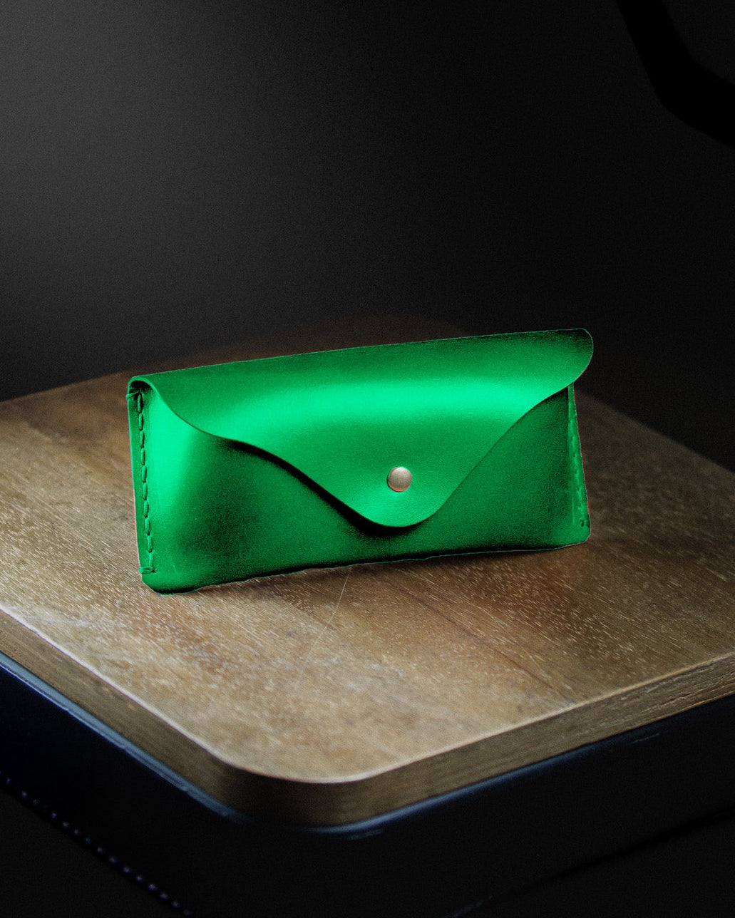 sunglasses pouch green